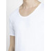 Round Neck Sleeved Vest - White