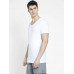 Round Neck Sleeved Vest - White